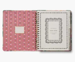 2025-2026 17-Month Academic Hardcover Spiral Planner|RIFLE PAPER Co. Fashion