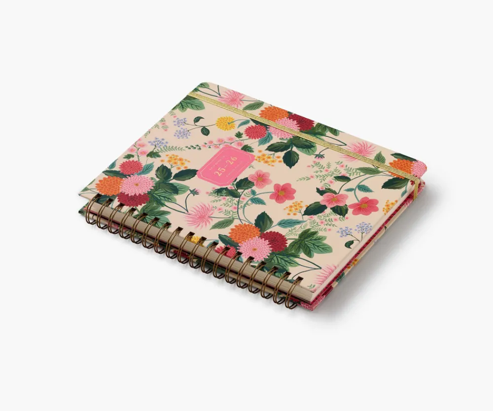 2025-2026 17-Month Academic Hardcover Spiral Planner|RIFLE PAPER Co. Fashion