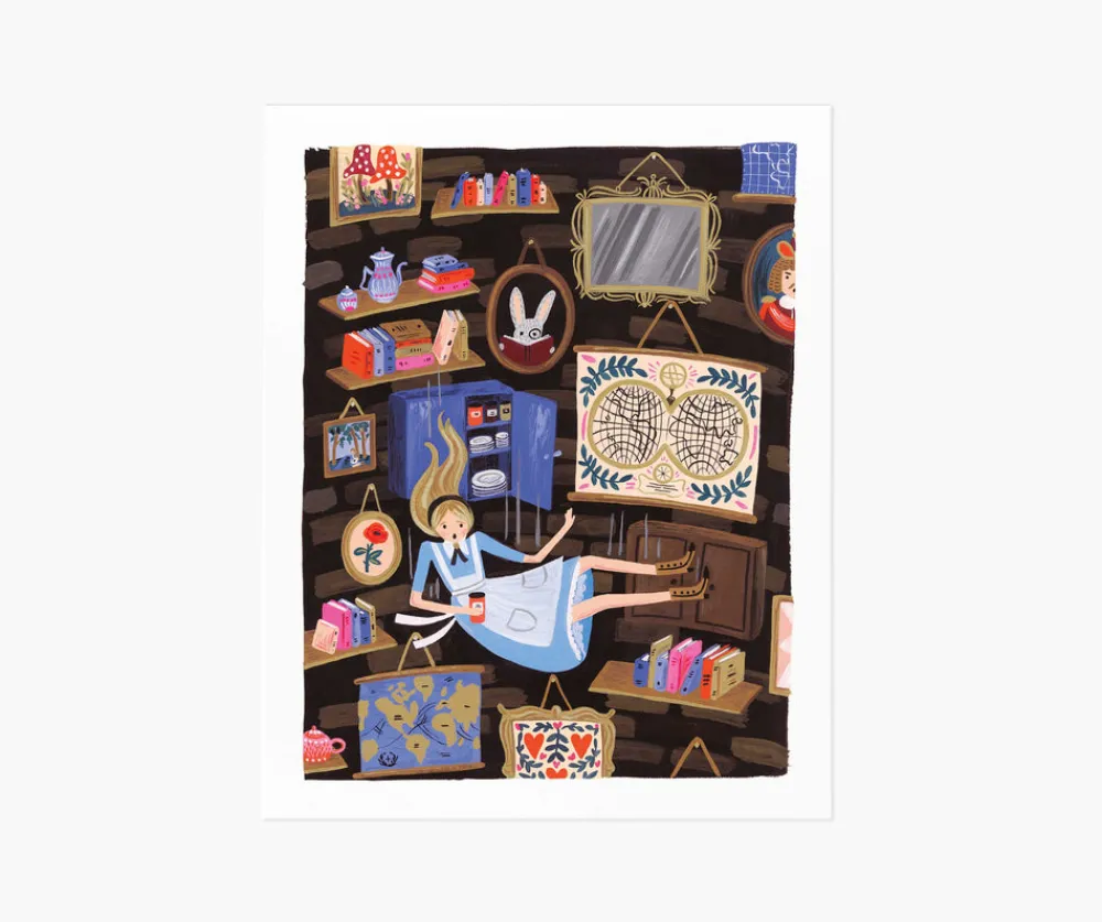 Alice Falling Art Print|RIFLE PAPER Co. Fashion