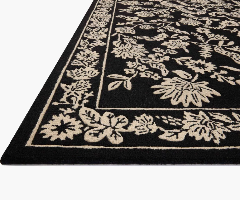Arboretum Aviary Wool-Hooked Rug|RIFLE PAPER Co. Clearance