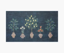 Atelier Topiary Non-Slip Rug|RIFLE PAPER Co. Sale
