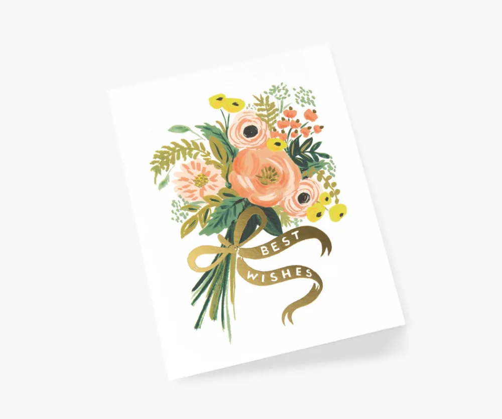 Best Wishes Bouquet Card|RIFLE PAPER Co. Discount