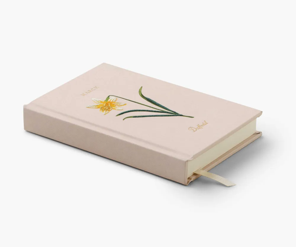 Birth Month Mini Embroidered Journal|RIFLE PAPER Co. Online