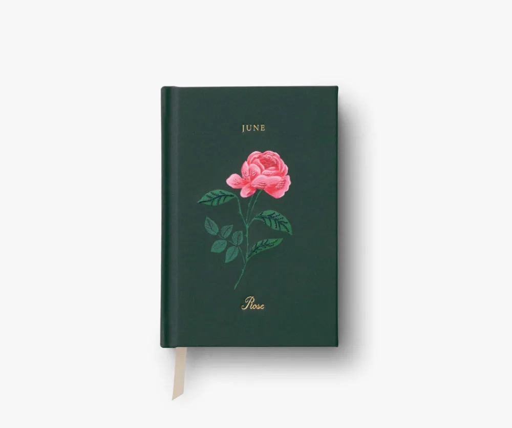 Birth Month Mini Embroidered Journal|RIFLE PAPER Co. Clearance