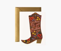 Birthday Boot Greeting Card|RIFLE PAPER Co. Sale