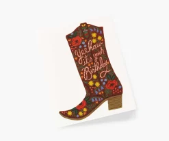Birthday Boot Greeting Card|RIFLE PAPER Co. Sale