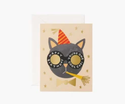 Birthday Cat Greeting Card|RIFLE PAPER Co. Clearance
