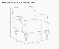 Bristol Armchair|RIFLE PAPER Co. Sale