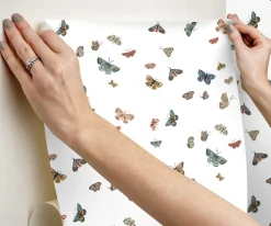 Butterfly House Peel & Stick Wallpaper|RIFLE PAPER Co. Online