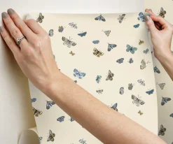 Butterfly House Peel & Stick Wallpaper|RIFLE PAPER Co. Hot