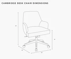 Cambridge Desk Chair|RIFLE PAPER Co. Fashion