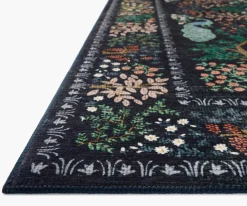 Canopy Peacock Forest Printed Rug|RIFLE PAPER Co. New