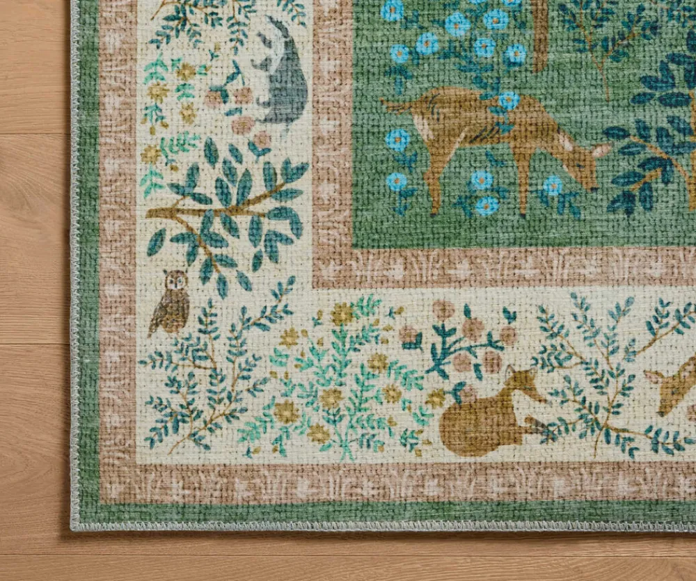 Canopy Woodland Printed Rug|RIFLE PAPER Co. Clearance