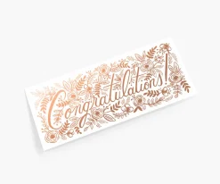 Champagne Floral Congrats|RIFLE PAPER Co. Outlet
