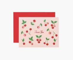 Cherries Thank You Card|RIFLE PAPER Co. Discount
