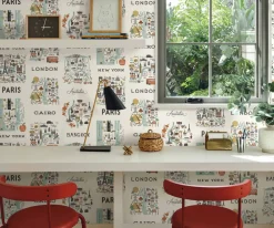 City Maps Wallpaper|RIFLE PAPER Co. Clearance