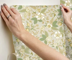 Colette Peel & Stick Wallpaper|RIFLE PAPER Co. Discount