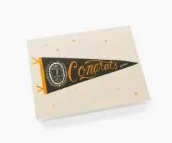 Congrats Pennant Greeting Card|RIFLE PAPER Co. New