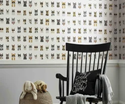 Cool Cats Peel & Stick Wallpaper Sample|RIFLE PAPER Co. Discount