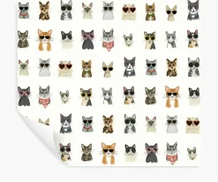 Cool Cats Peel & Stick Wallpaper|RIFLE PAPER Co. Best