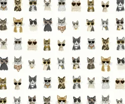 Cool Cats Peel & Stick Wallpaper|RIFLE PAPER Co. New