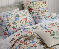 Cotton Quilted Sham|RIFLE PAPER Co. Hot