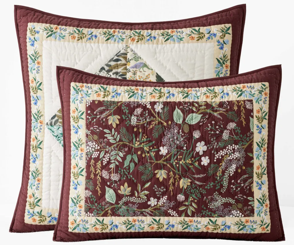 Cotton Quilted Sham|RIFLE PAPER Co. Clearance