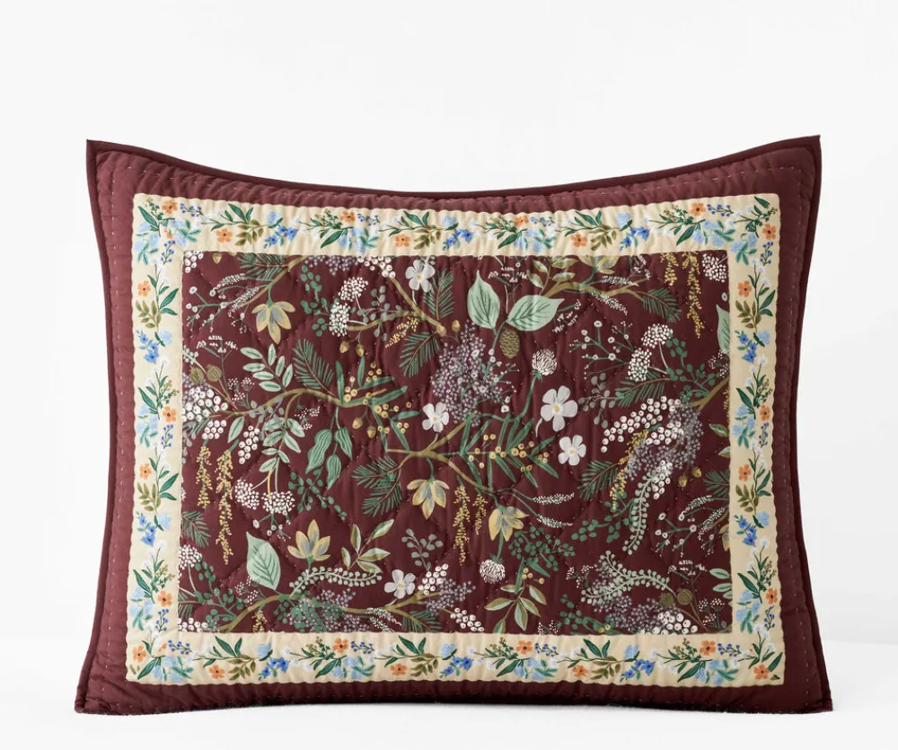Cotton Quilted Sham|RIFLE PAPER Co. Clearance