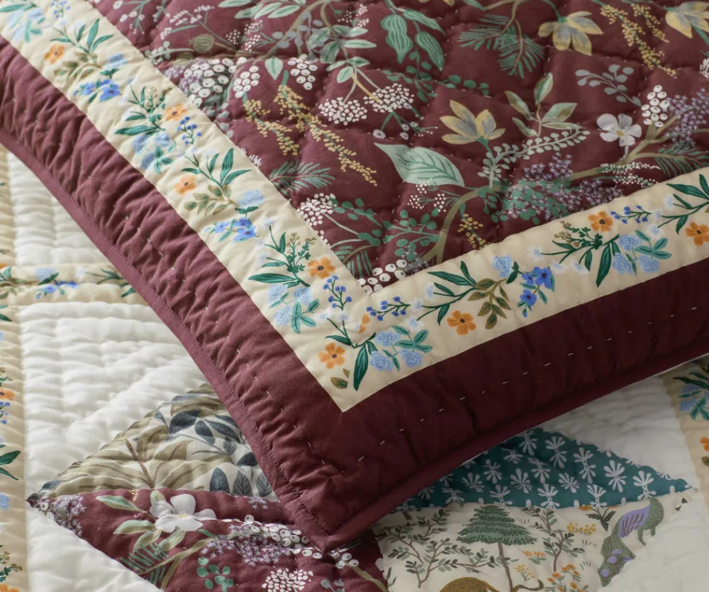Cotton Quilted Sham|RIFLE PAPER Co. Clearance