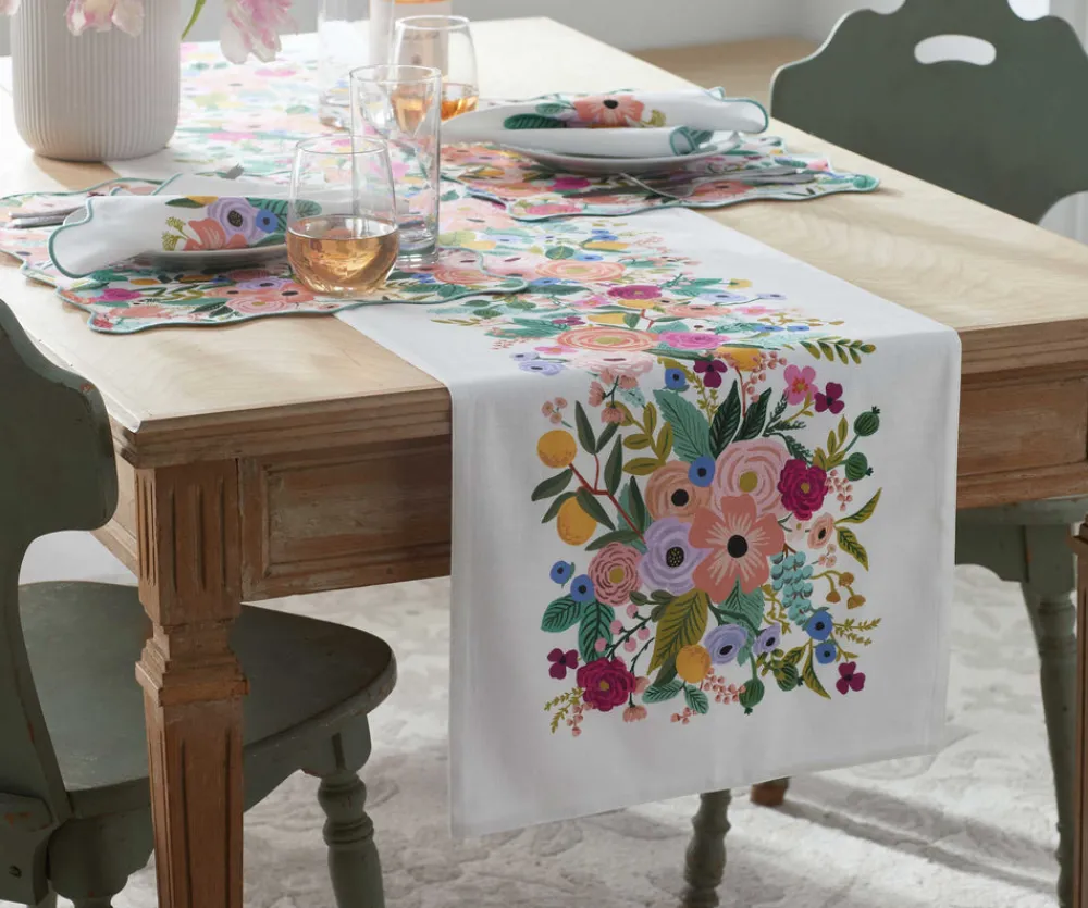 Cotton Table Runner|RIFLE PAPER Co. Best
