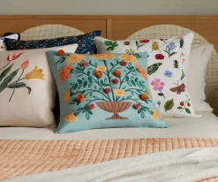 Curio Embroidered Pillow|RIFLE PAPER Co. Outlet