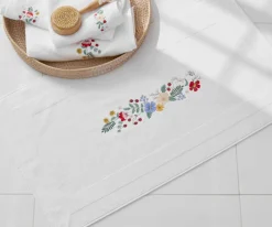 Embroidered Bath Mat|RIFLE PAPER Co. Fashion