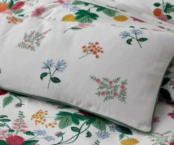Embroidered Lumbar Pillow Cover|RIFLE PAPER Co. Online