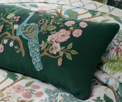 Embroidered Lumbar Pillow Cover|RIFLE PAPER Co. Sale