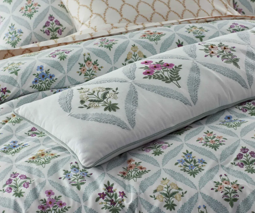 Embroidered Lumbar Pillow Cover|RIFLE PAPER Co. Discount