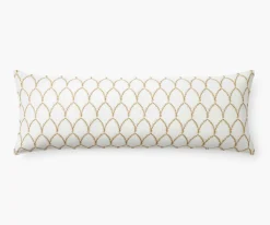 Embroidered Lumbar Pillow Cover|RIFLE PAPER Co. Outlet