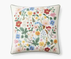 Embroidered Pillow Cover|RIFLE PAPER Co. Outlet