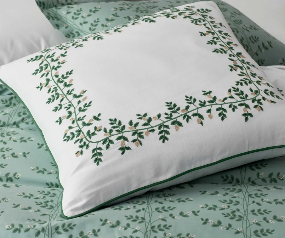 Embroidered Pillow Cover|RIFLE PAPER Co. Fashion