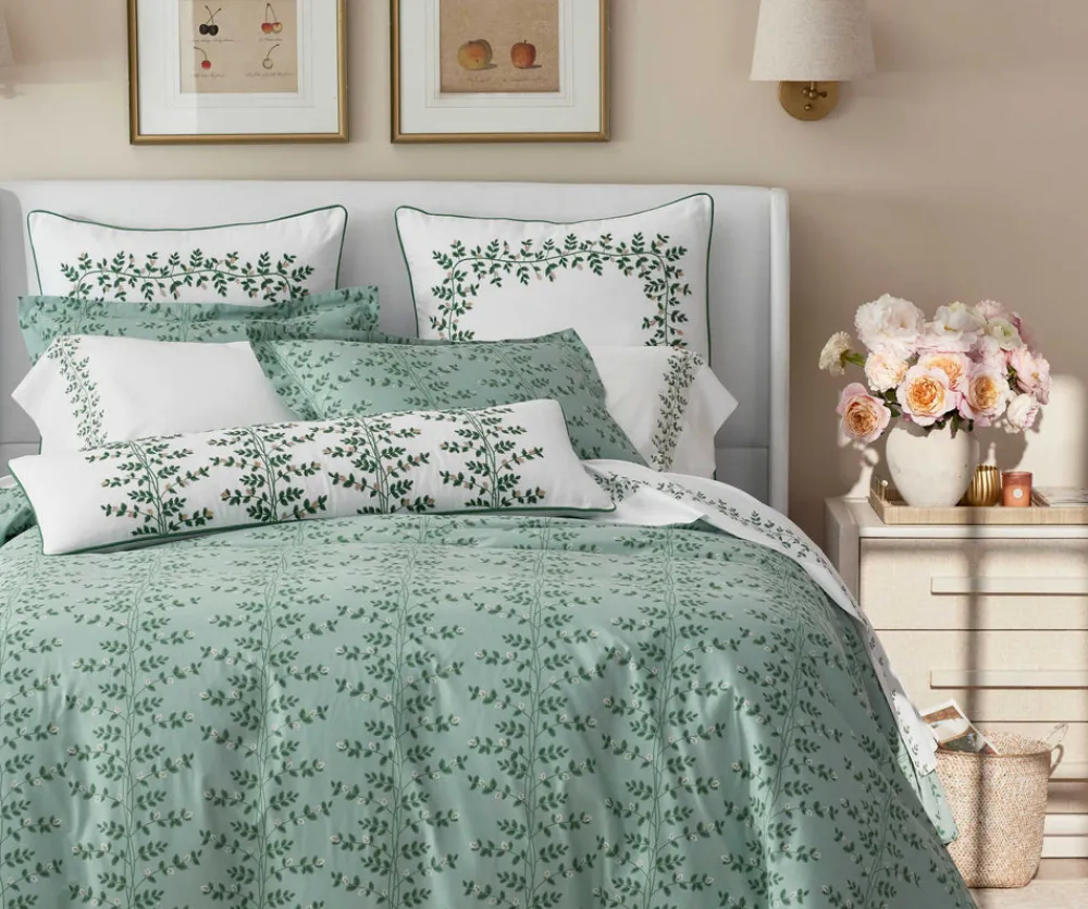 Embroidered Pillow Cover|RIFLE PAPER Co. Fashion