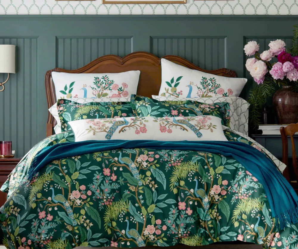Embroidered Pillow Cover|RIFLE PAPER Co. Fashion
