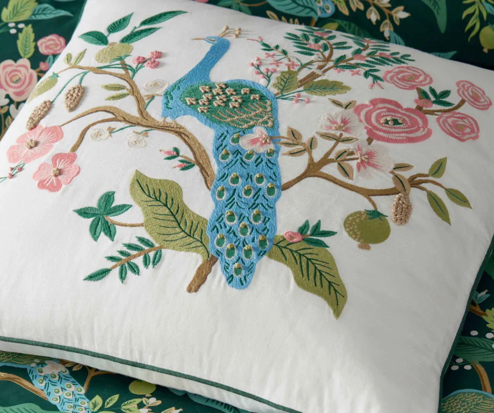 Embroidered Pillow Cover|RIFLE PAPER Co. Fashion