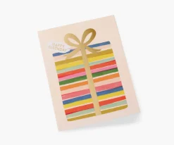 Feliz Birthday Present Greeting Card|RIFLE PAPER Co. Fashion