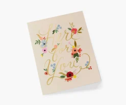 Floral Here for You Greeting Card|RIFLE PAPER Co. Outlet