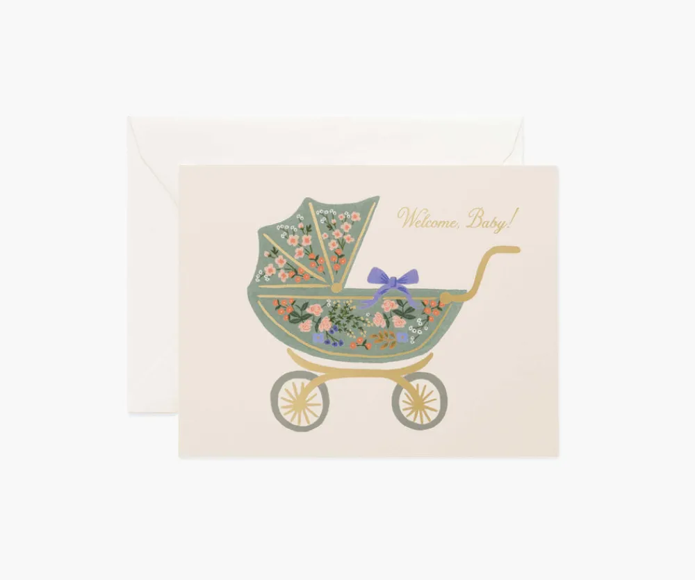 Floral Pram Greeting Card|RIFLE PAPER Co. Hot