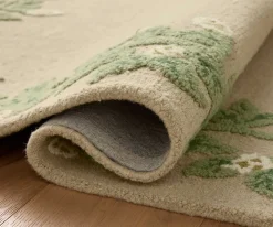 Highgrove Climbing Vines Wool Hooked Rug|RIFLE PAPER Co. Discount