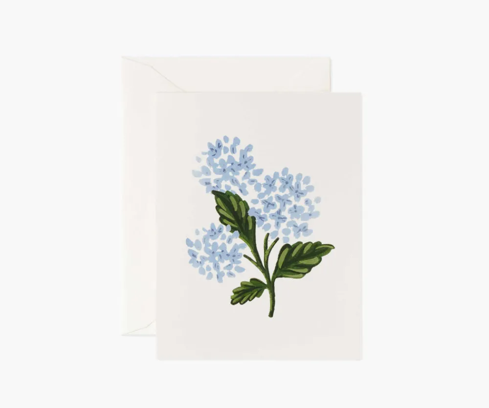 Hydrangea Bloom Card|RIFLE PAPER Co. Clearance