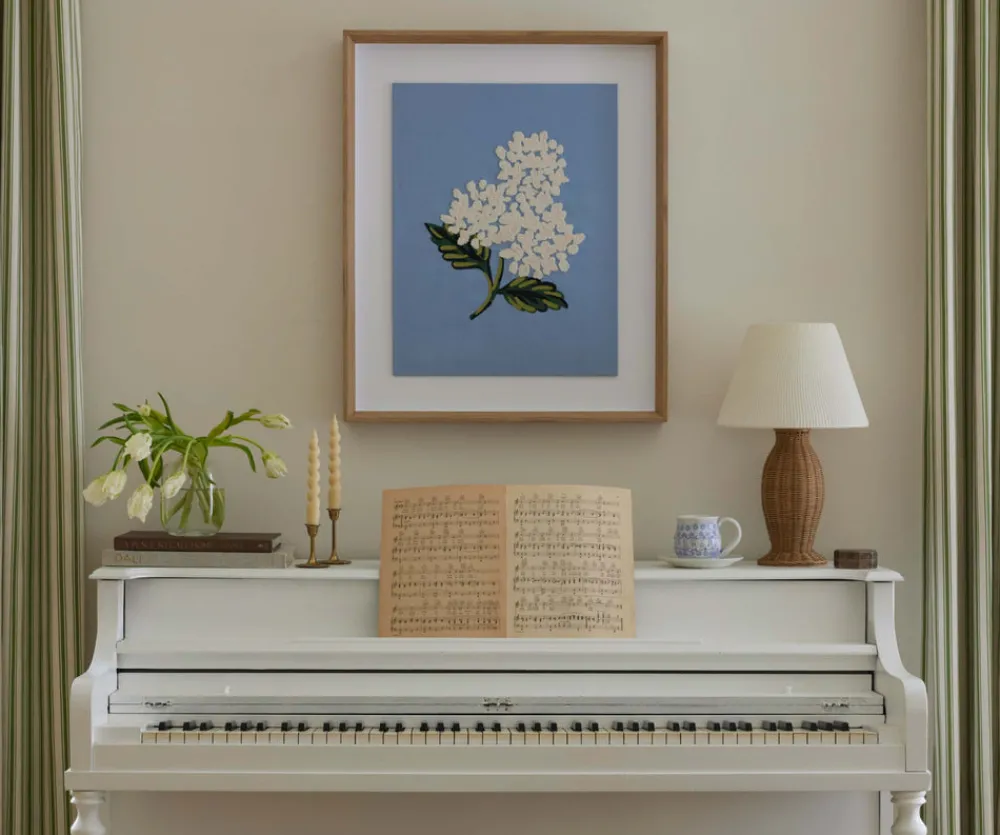 Hydrangea Framed Wall Art|RIFLE PAPER Co. Sale