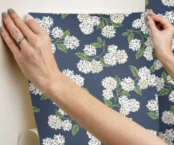 Hydrangea Peel & Stick Wallpaper|RIFLE PAPER Co. Sale