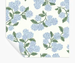 Hydrangea Peel & Stick Wallpaper|RIFLE PAPER Co. Fashion