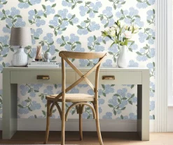 Hydrangea Peel & Stick Wallpaper|RIFLE PAPER Co. Fashion